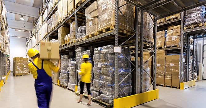warehouse workers