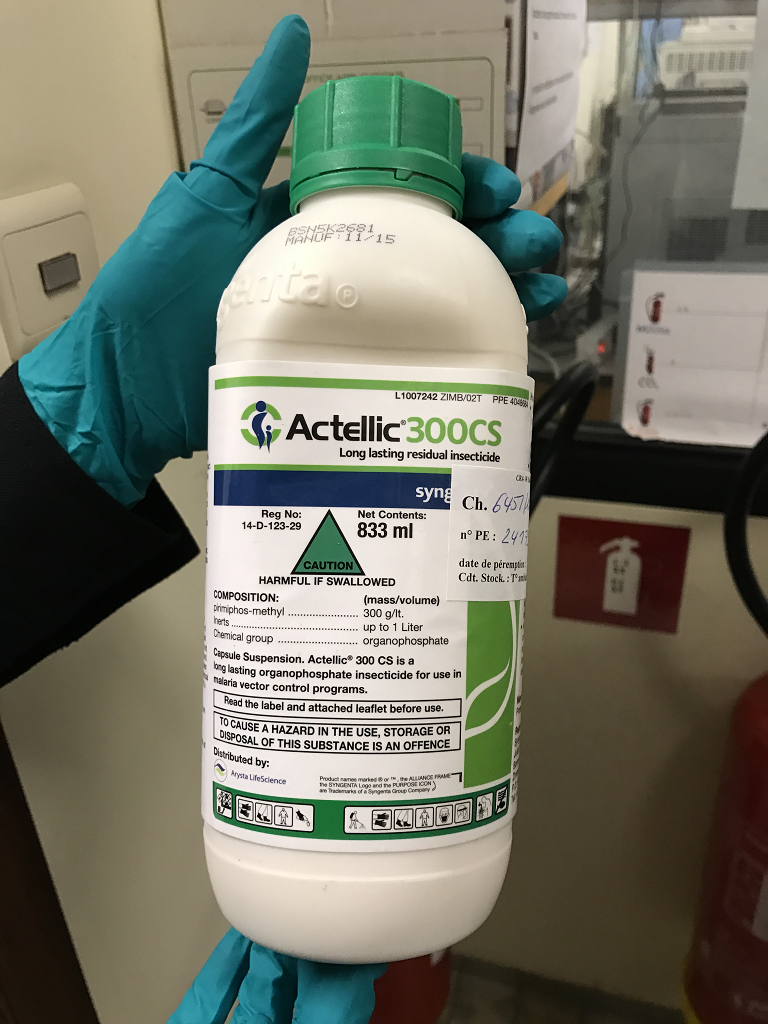 Actellic CS, IRS, Indoor Residual Spraying