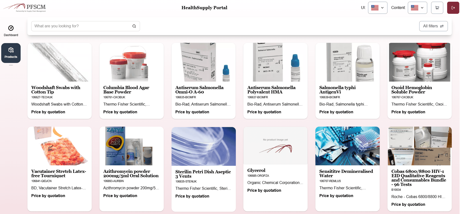 Healthsupply portal snippet 2