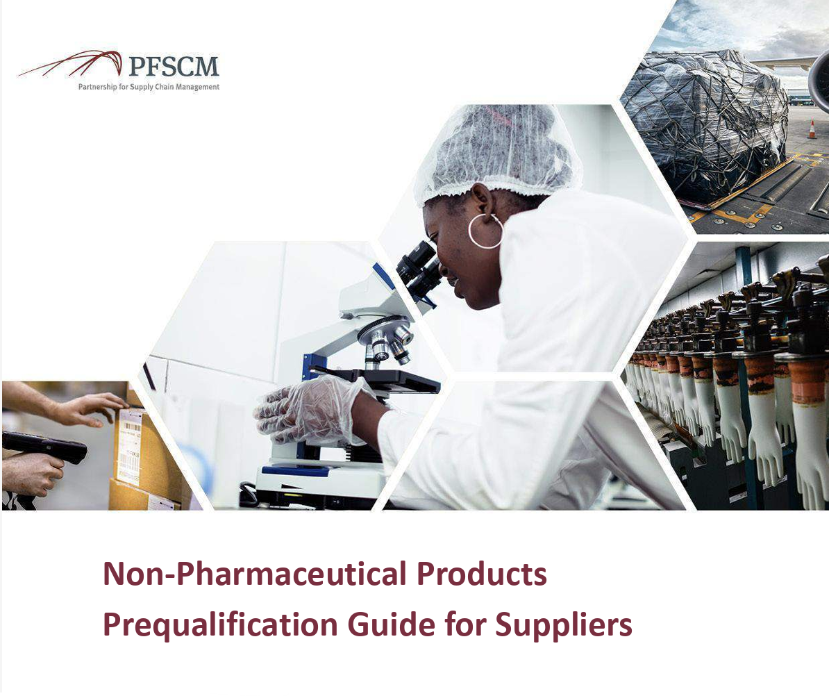 Non-pharmaceutical Products Prequalification guide fo Suppliers Non-pharmaceutical Products Prequalification guide fo Suppliers